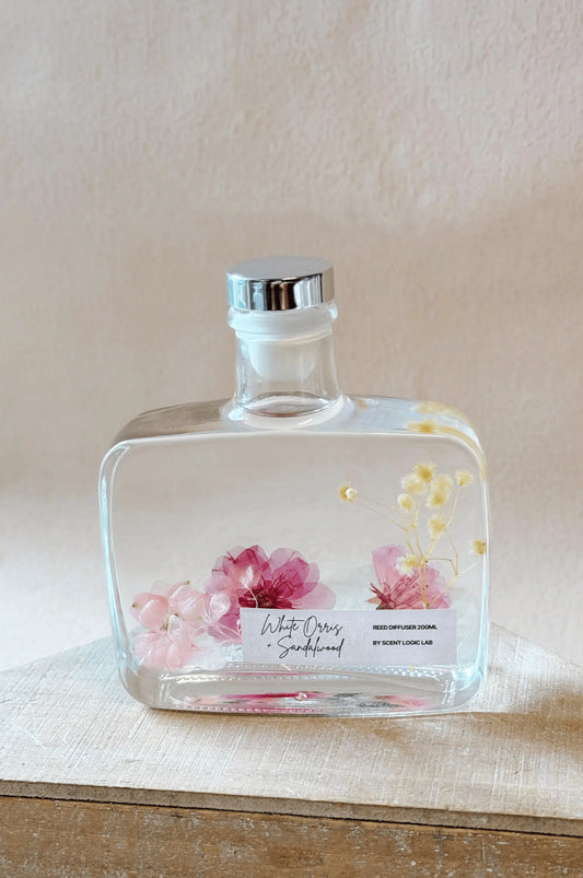 Botanical Reed Diffuser | Handcrafted with Real Flowers — 6.8oz
