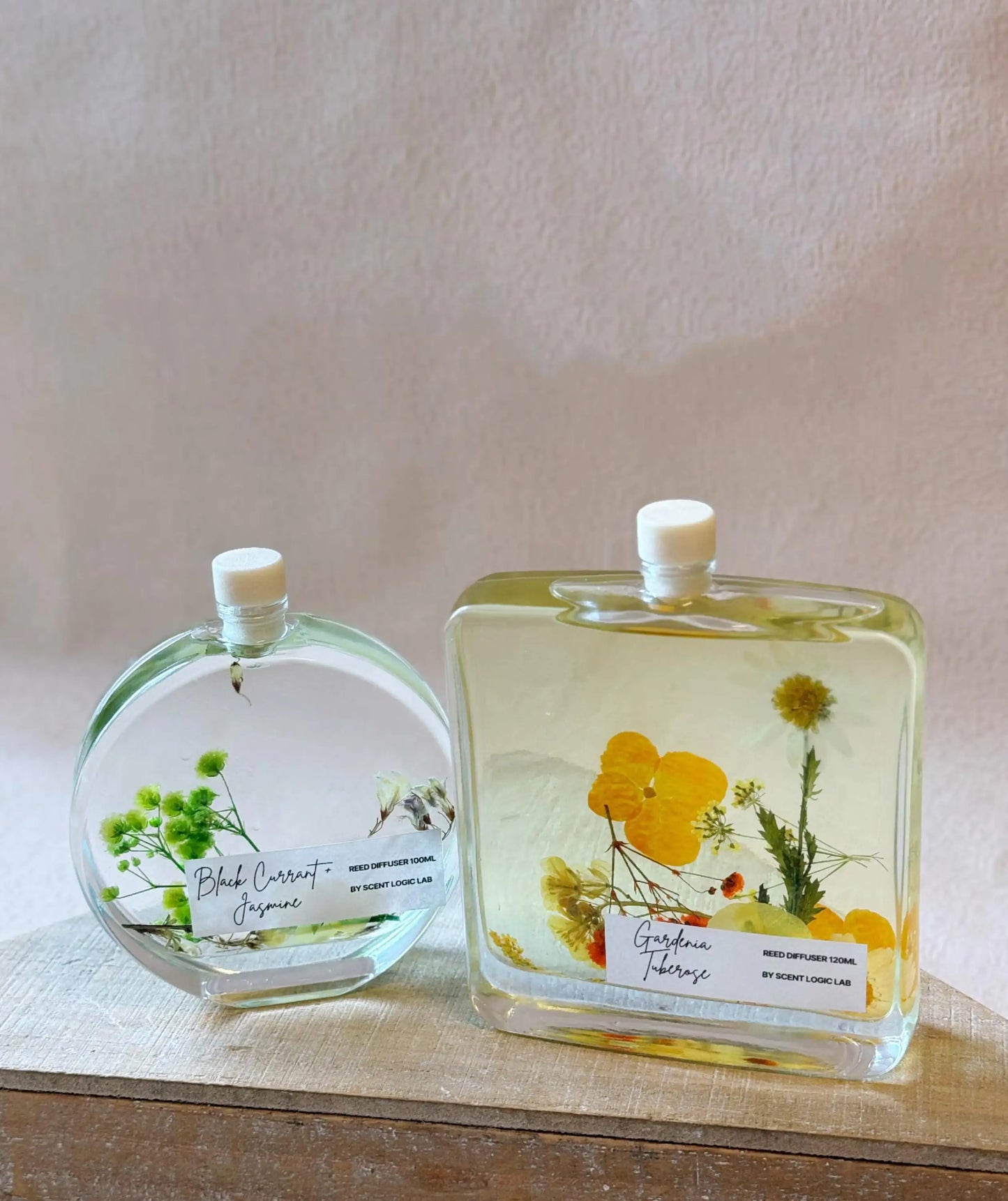 Botanical Reed Diffuser — Handcrafted with Real Flowers | 3.4oz